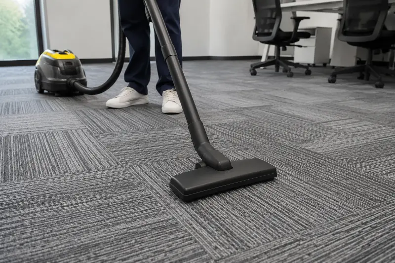 ¿Qué es la limpieza de losetas de alfombra?