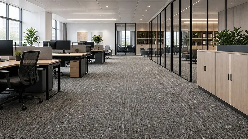 Elección de la alfombra de pared a pared adecuada para la oficina: una guía de ingeniería directa de fábrica para proyectos comerciales