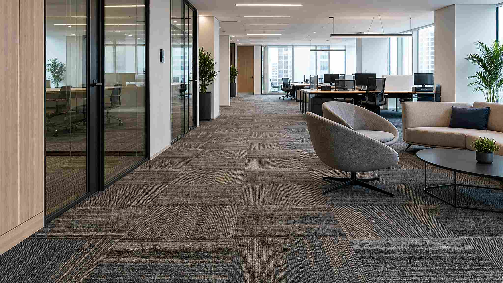 ¿Cuáles son las mejores losetas de moqueta para oficinas?