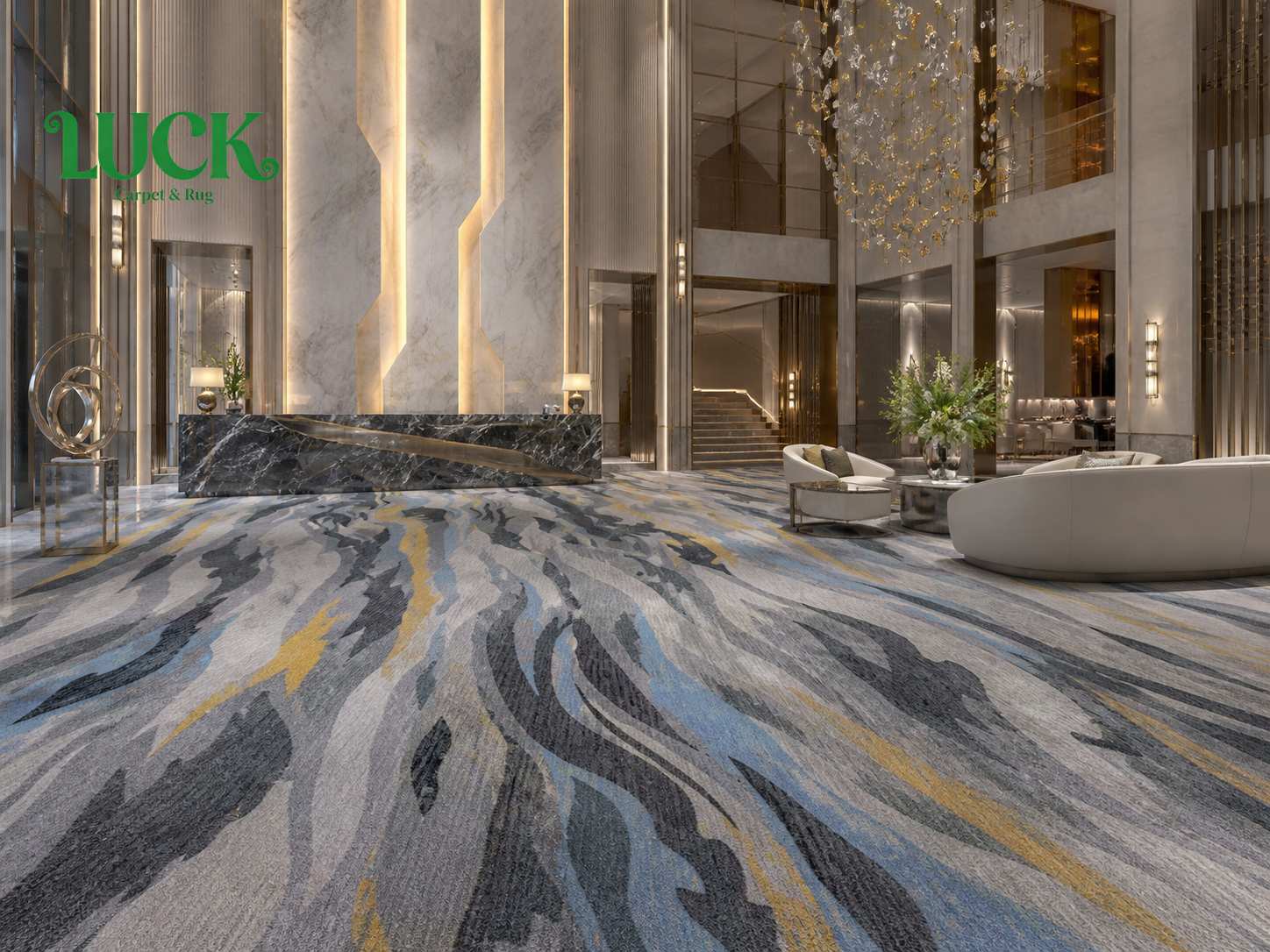 ¿Por qué la alfombra de pared a pared Wool Axminster es una opción inteligente para proyectos hoteleros de lujo?