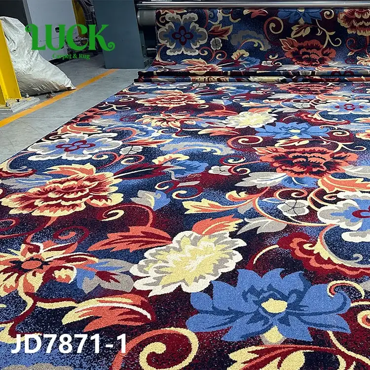 Alfombra tejida de pared a pared Axminster para hostelería