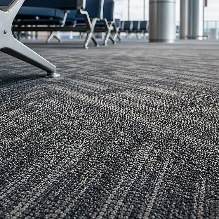 Alfombra duradera en rollo de polipropileno para aeropuerto