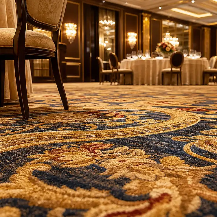 Alfombra de pared a pared para salón de banquetes de lujo