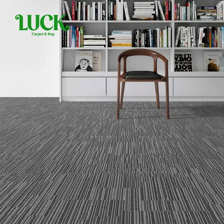 Loseta de alfombra impresa de nailon con respaldo de PVC