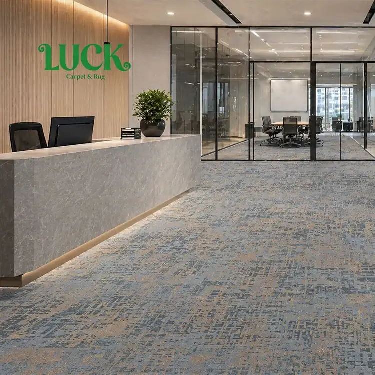 Alfombra de pared a pared impresa de nailon para uso comercial