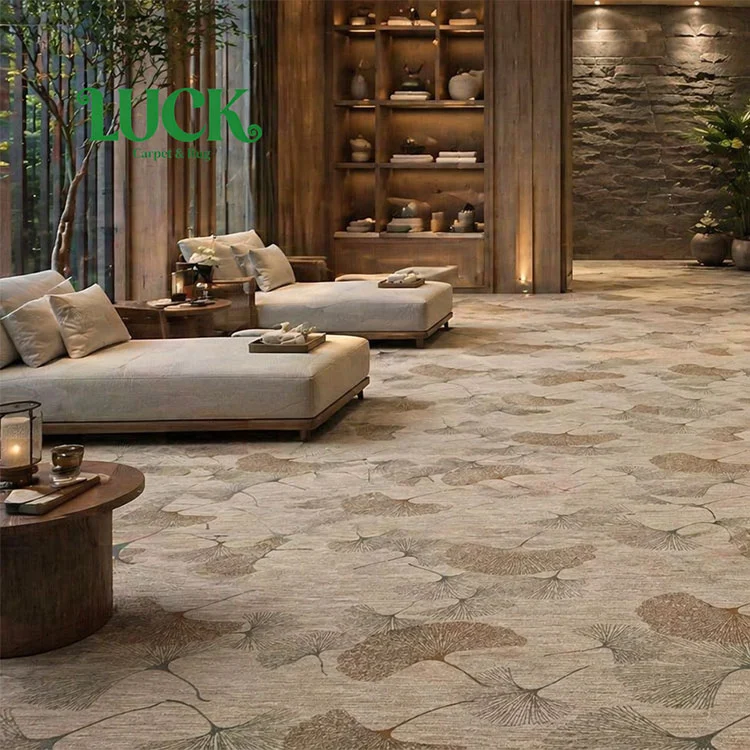 Alfombra de pared a pared impresa de nailon para hotel