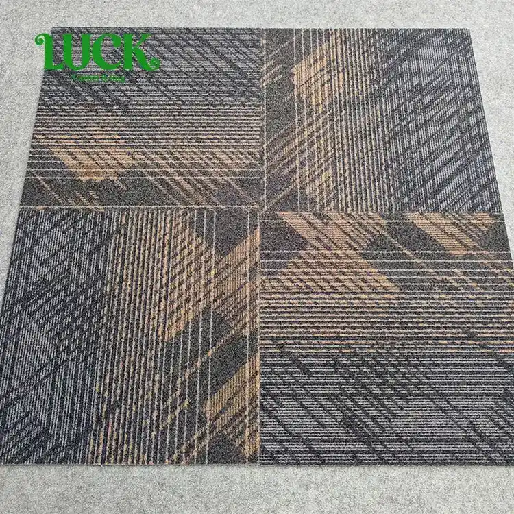 Loseta de alfombra de pelo de bucle impreso